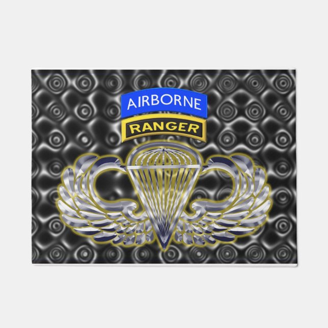 Specially Designed Airborne Ranger Commemorative Doormat (Front)