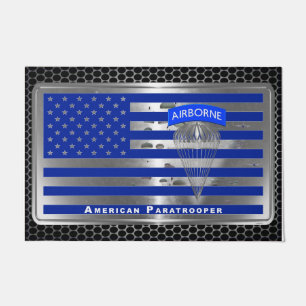 Specially Designed American Paratrooper Flag Doormat