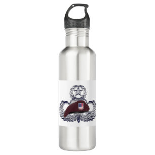 Specially Designed Beret on Airborne Wings s 710 Ml Water Bottle