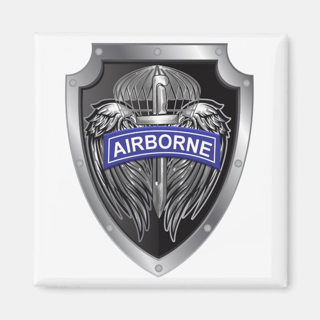 Specially Designed Winged Airborne Shield Magnet (Front)