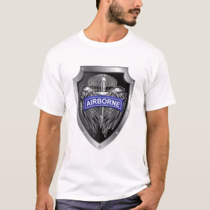 Specially Designed Winged Airborne Shield T-Shirt