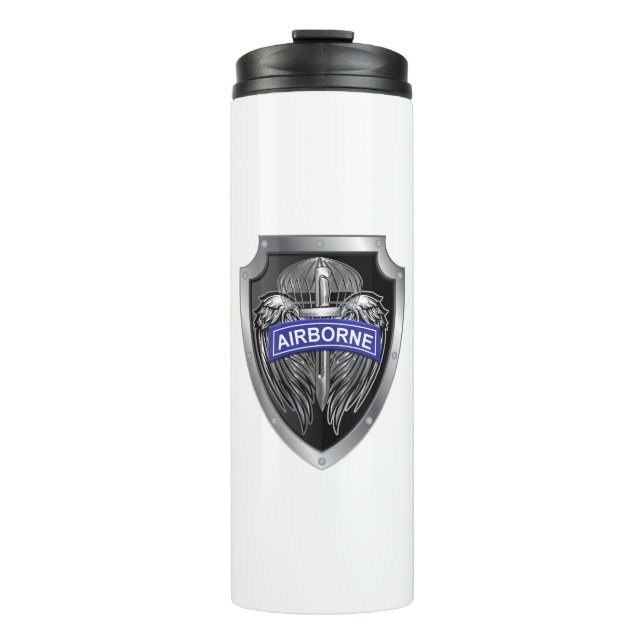 Specially Designed Winged Airborne Shield Thermal Tumbler (Front)