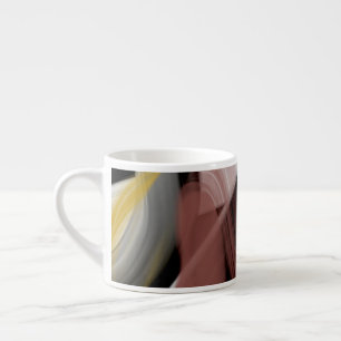 Specialty Mug Abstract Art Black White Powdery