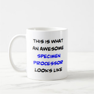 specimen processor, awesome coffee mug