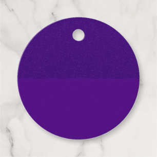 Speckle & Smooth Round Purple Favour Tags (Custom)