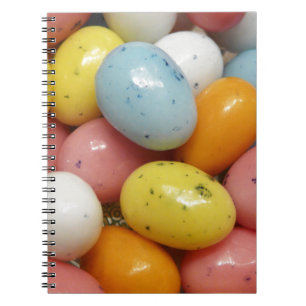 Speckled Coloured Jelly Bean Easter Eggs Notebook
