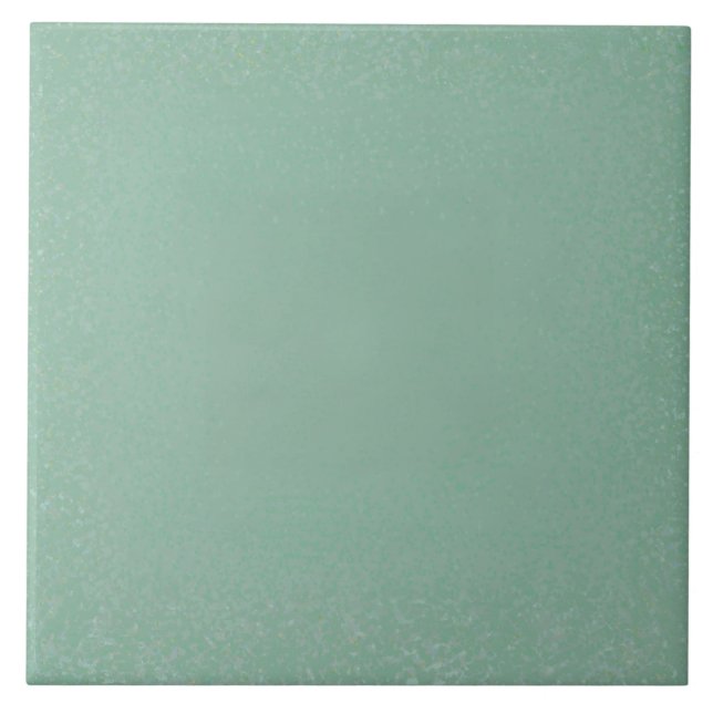 Speckled Cool green Ceramic tile (Front)