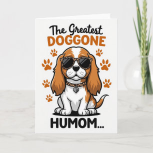 Speckled Doggone Humom Card