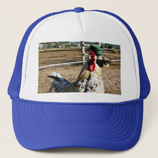 Speckled Farm Rooster, Truckers Hat (Front)