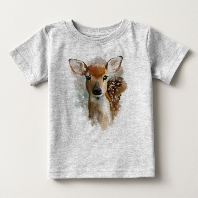 Speckled Fawn Baby T-Shirt (Front)