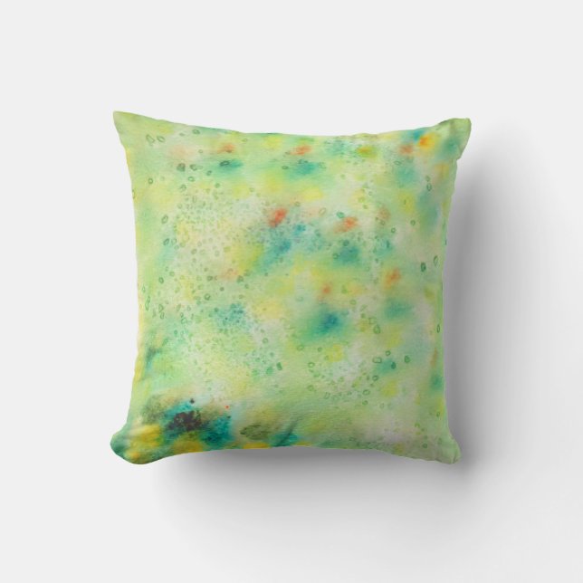 Speckled Greens Cushion (Front)