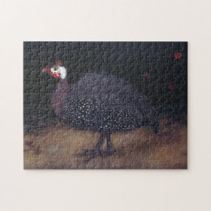 Speckled Guineafowl Bird (by Jan Mankes) Jigsaw Puzzle