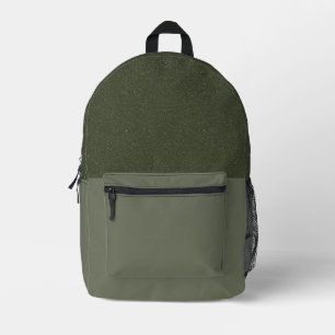 Speckled Moss Green Backpack – Customisable