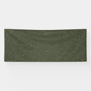 Speckled Moss Green Custom Banner