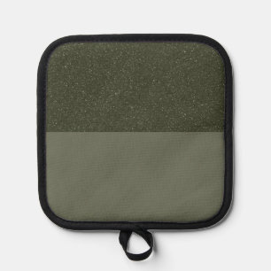 Speckled Moss Green Pot Holder – Customisable
