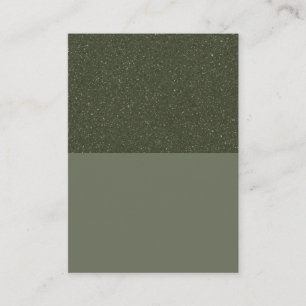 Speckled Moss Green Promo Card – Customisable