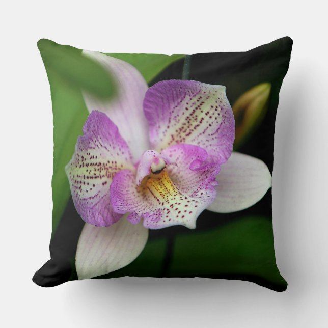 Speckled Pink Orchid Cushion (Front)