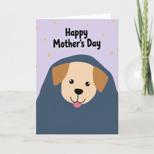 Speckled Puppy Mothers Day Card