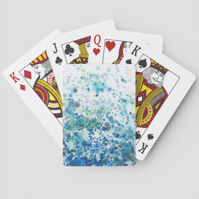 Speckled Sea I Playing Cards (Back)
