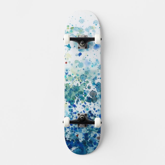 Speckled Sea I Skateboard (Front)
