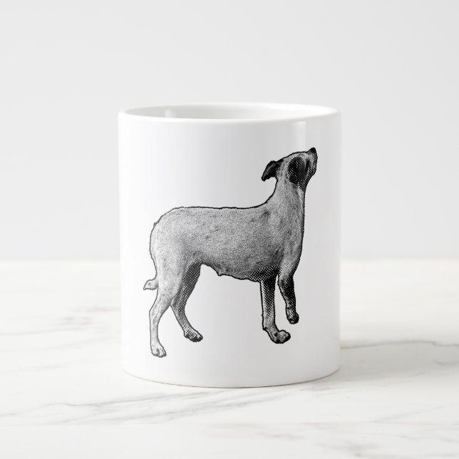 Speckled Skywatch Pup Large Coffee Mug (Front)