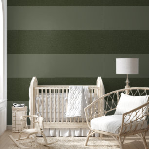Speckled Top & Bottom Moss Green Wallpaper Custom