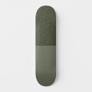 Speckled Top Moss Green Skateboard Deck (Custom)