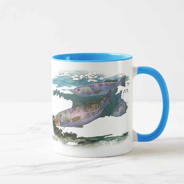Speckled Trout Feeding Mug (Right)