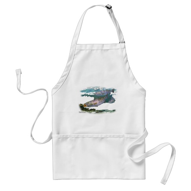 Speckled Trout Feeding Standard Apron (Front)