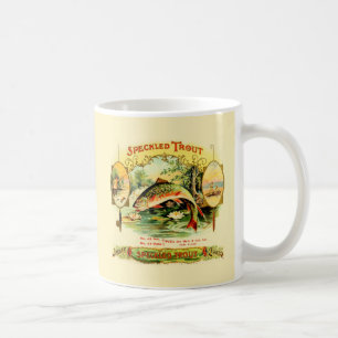 Speckled Trout Vintage Art Coffee Mug
