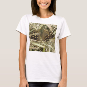 Speckled Wood Butterfly Ladies T Shirt