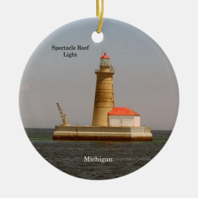 Spectacle Reef Light ornament (Front)