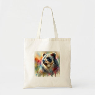 Spectacled Bear 060924AREF142 - Watercolor Tote Bag