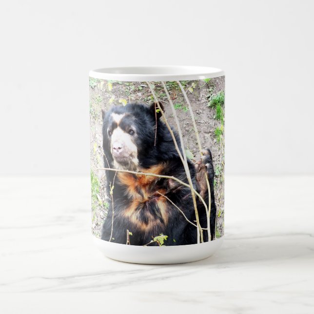 Spectacled bear coffee mug (Center)