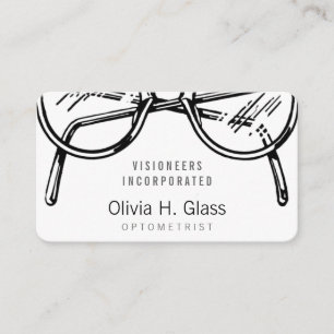 Spectacles Eyewear Optical Vision Business Card