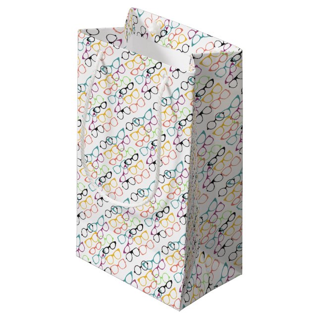Spectacles Gift Wrap Small Gift Bag (Front Angled)