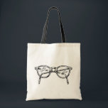 Spectacles Tote Bag<br><div class="desc">Vintage images, art and ephemera remastered into unique apparel, art and accessories. All sorts of designs including labels, advertisings, artwork and woodcuts transformed into t shirts, jewellery, posters and more.</div>
