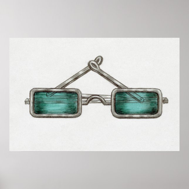 Spectacles with Green Lenses (c. 1936)  Poster (Front)