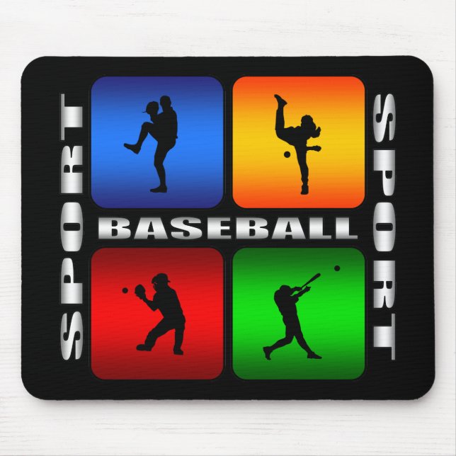 Spectacular Baseball Mouse Pad (Front)