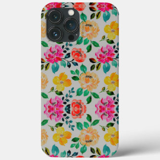 Spectacular Coloured Flowers iPhone 13 Pro Max Case