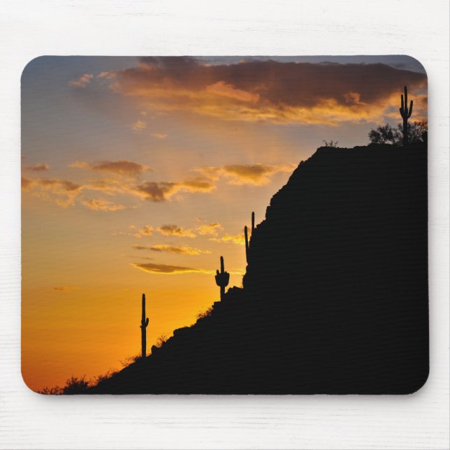 Spectacular Desert Sunset Mouse Pad (Front)