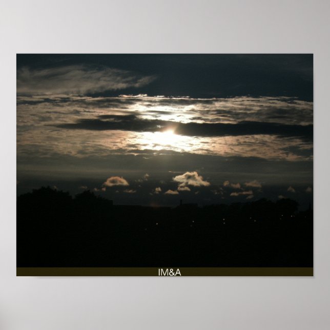 Spectacular Dusk Sky Poster (Front)