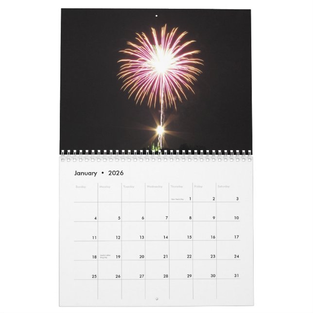 Spectacular Fireworks 2010 Calendar (Jan 2026)