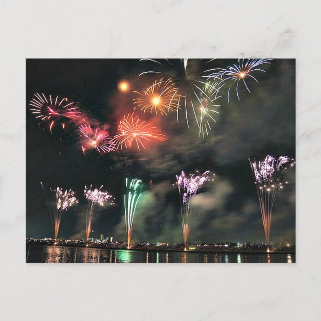 Spectacular Fireworks Postcard (Front)