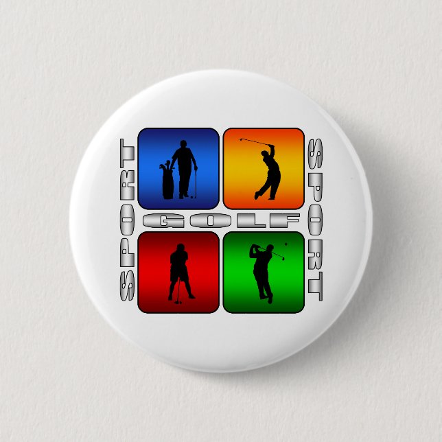 Spectacular Golf 6 Cm Round Badge (Front)