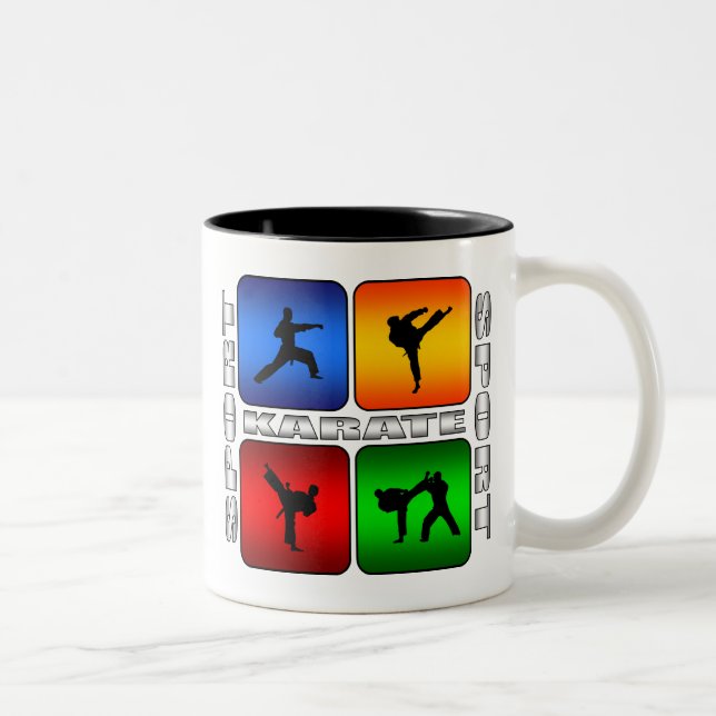 Spectacular Karate Two-Tone Coffee Mug (Right)