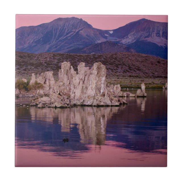 Spectacular Mono Lake In The Shadow Ceramic Tile (Front)