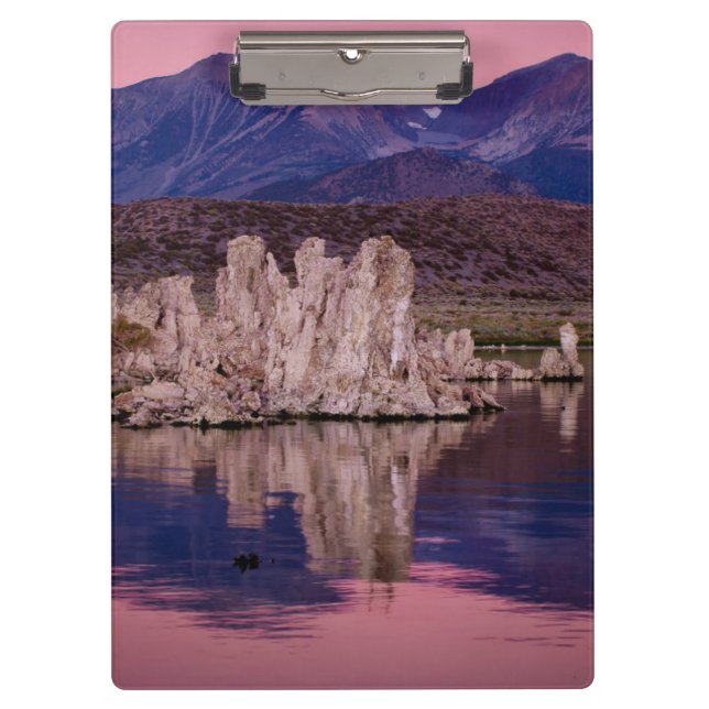 Spectacular Mono Lake In The Shadow Clipboard (Front)