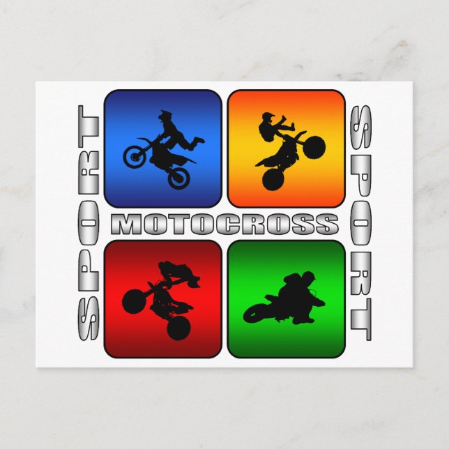 Spectacular Motocross Postcard (Front)