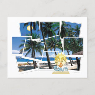Spectacular Ocean, Sun & Beach View Postcard